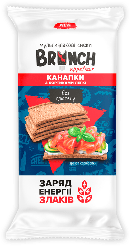 Канапки з бортиками Без глютену